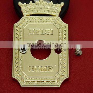 CR-ML00030 New Private Custom Metal Sticker Label for Sell photo-3