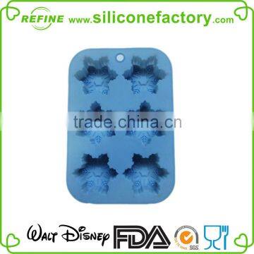 Christmas Colorful Cute Silicone Snowflake Shape Cake Mould photo-2