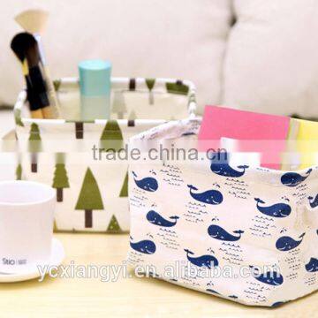 Girl Cosmetic Small Cute Desk Line Strong Storage Basket Bin / Storage Box photo-2