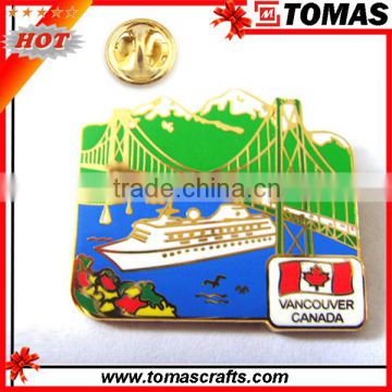 Custom made high quality metal hard enamel pin badges