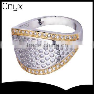 2015 Fashion 925 Sterling Siver Ring Micro Zircon Ring for Men