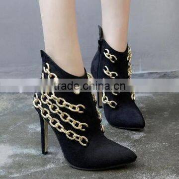 Women Heel Shoes Newest Designs Christmas Shoes 2017 PF4409 photo-4