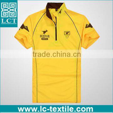 digital print restaurant waiter uniform custome print T-shirt LCTN2001