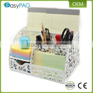 CE REACH approval metal emboosing executive office deskp organizer