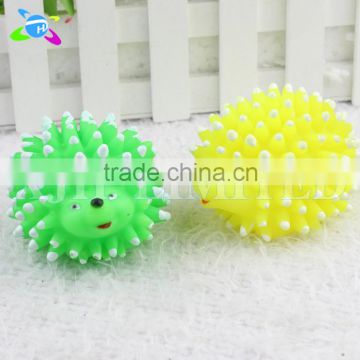 Vinyl Hedgehog Shaped Squeaky Chew Pet Toy