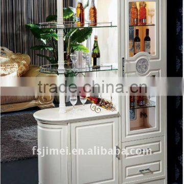 White modern MDF display Cabinet/room dividers cabinet