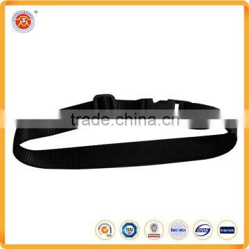 Factory cheap price custom black simple luggage strap for promotion