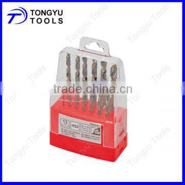 13 pcs HSS Metal Twist Drill Bit Set