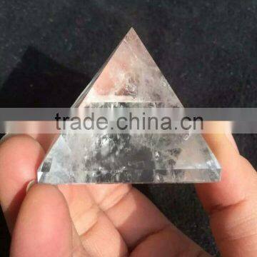 Natural Clear Crystal Quartz Pyramids For Fengshui Crafts photo-4