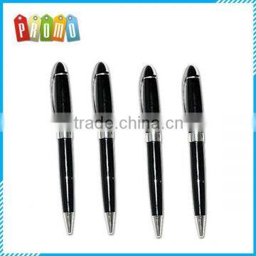 print logo metal Retractable ballpoint pen 0.7mm with black,red,blue ink