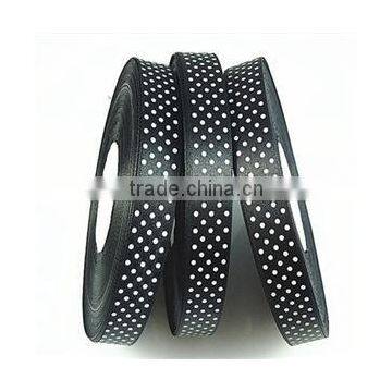 Silk Screen Printing/Heating Transfer Printing New Charm Satin Ribbon Bow With Polka Dots PinkK~ photo-3