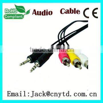 Hot Saling y splitter audio adapter rca cable Super speed