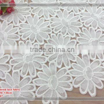 white colors big follower fashion french embroidered lace