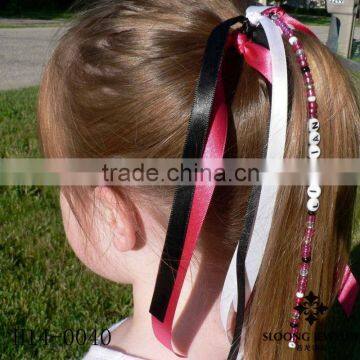Girl Hair Bands,Plastic Headband with ribbon for pretty girls
