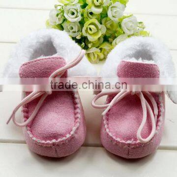 Wholesale Kid Boots Soft Fur Sheepskin Baby boots For Winter