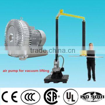 vortex vacuum pump for vacuum lifting system