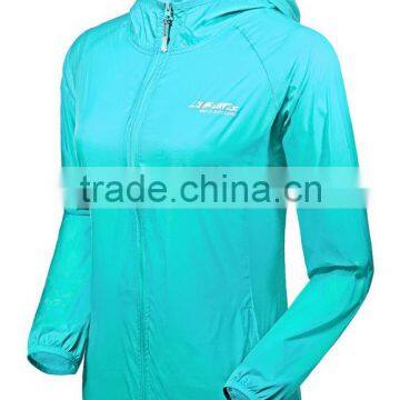 women's Nylon ultralight hooded windbreaker Jacket