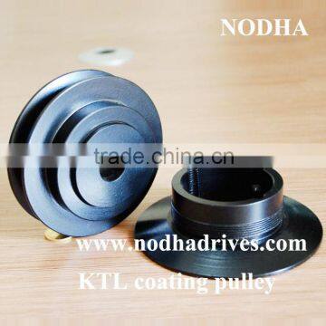 Variable speed pulley KTL coating stock bore