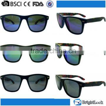 2015 new style high quality hot sale CE&FDA factory outdoor 100% fashion bamboo wood polarized sunglasses