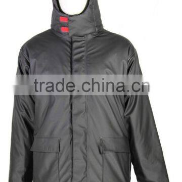 2017 OEM men leather waterproof softshell jacket, soft shell jacket