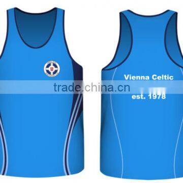 Sublimation Mens Vest With Embroidery Logo