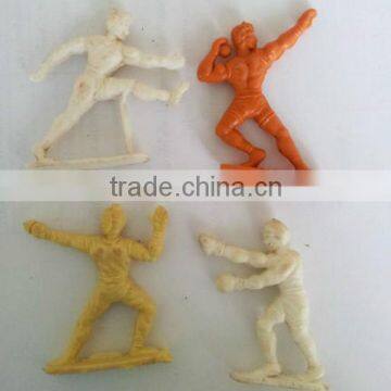 Vintage Collectible lot 4 of Athlete Hard Plastic Figures/Custom Mini Plastic Figure Toy/OEM Model Plastic Figures China Factory