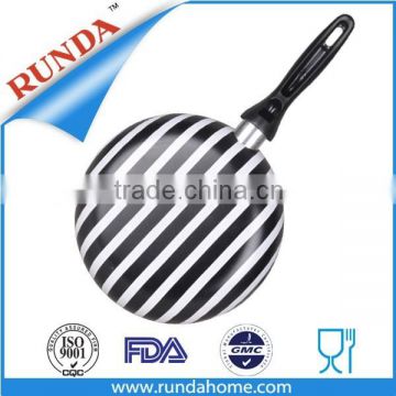 flower decorated frypan