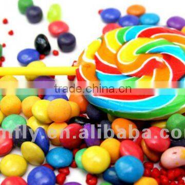 Sweet Hard Candy and Sweets Swirl Chocolate Lollipops