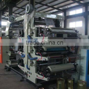 High Speed 4 Colors Kraft Paper Bag Roll to Roll Flexo Printing Machine