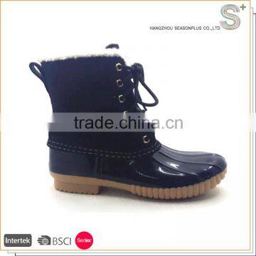 Cute Design Customized Top Quality duck rain boot factory