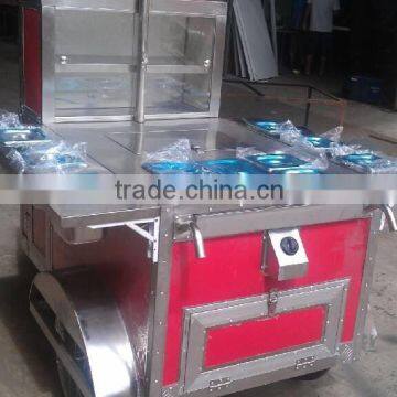 Yieson High Quality juice cart /mobile catering street kiosk /snacking mobile food carts for sale YS-HD105
