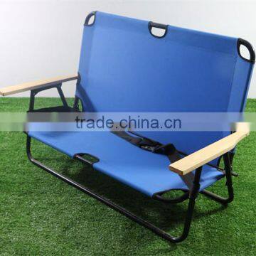 Outdoor wooden foldable chair long folding chair