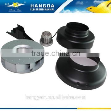 High performance 160mm silent 220v centrifugal fan impeller