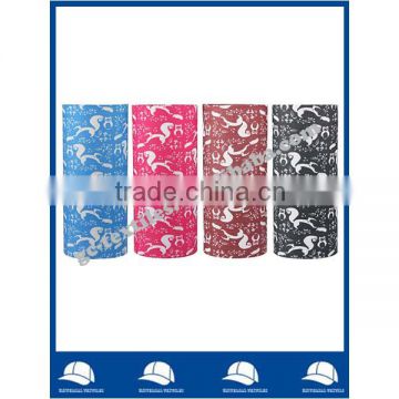 microfiber polyester seamless custom logo neck tube bandana