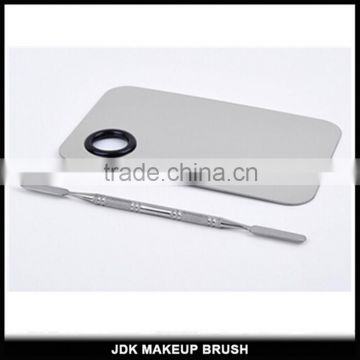 Brand New Stainless Steel Cosmetic Makeup Mixing Palette with Spatula