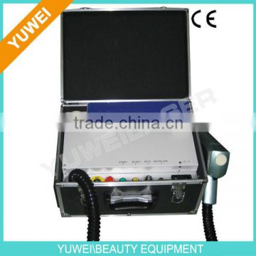 Q Switched Laser Machine YUWEI---Q Switch ND YAG Laser Tattoo Laser Removal Machine Tatoo And Warts Removal Equipments