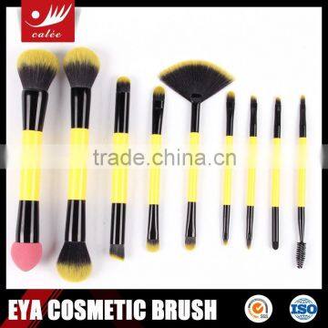 9 Pcs Cosmetic Double End Makeup Brush Set photo-2
