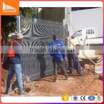 Hot sales low price new design powder painted fencing clear view for south africa with ISO certification