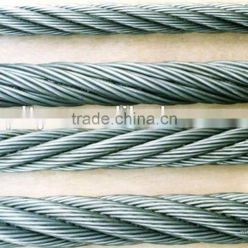 steel wire rope in reel galvanzied wire rope