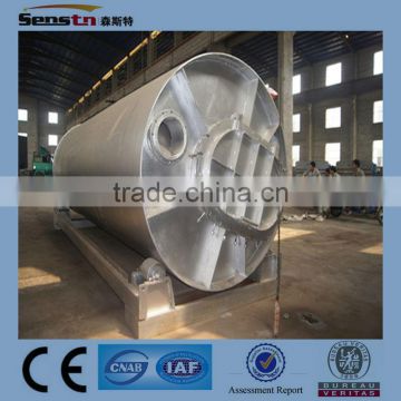 BV CE certified waste tyre plastic recycling distillation plant