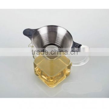 YS Factory Stainless Steel Tea Strainer Fine Mesh Chinese Kungfu Tea Leaf Funnel Filter