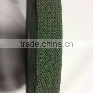 CAMO GREEN 3/4 INCH MILITARY HEAVY NYLON ELASTIC WEBBING 50 YARD