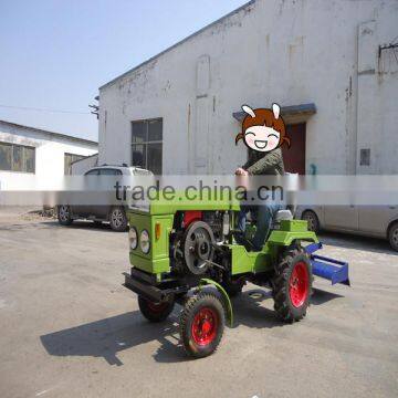 Ukraine hot selling 12hp four wheel mini farm tractor based on motoblok price