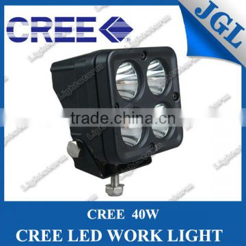 4" Square 40W Heavy Duty High Powered 12v LED Work Light For Truck Tractor Boat