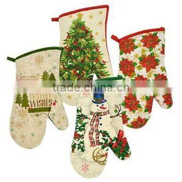 Heat Resistant Kitchen Sets Gift Pot Holder&Oven Gloves For Sublimation Printed photo-3