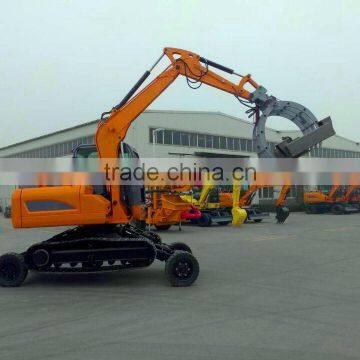 China 8Ton Wheel And Crawler Excavator photo-3
