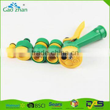 High Pressure 5 Settings Foam Plastic Garden Water Jet Spray Nozzle/Portable Garden Hose Washing Sprayer photo-4
