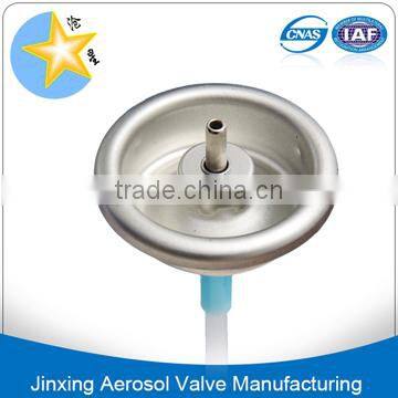 spray perfume can valve/metering valve with metal stem