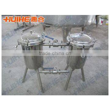 High quality stainless steel sanitary filters double filter