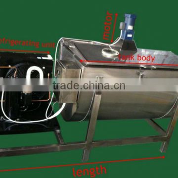 Small capacity Horizontal Bulk milk cooling tank